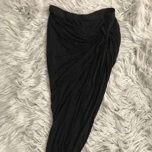 black skirt